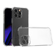 For iPhone 15 Pro Max Four-Corner Shockproof Clear TPU Phone Case(Transparent) - free shipping - PMC TechLife - Order now!
