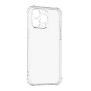 For iPhone 15 Pro Max Four-Corner Shockproof Clear TPU Phone Case(Transparent)