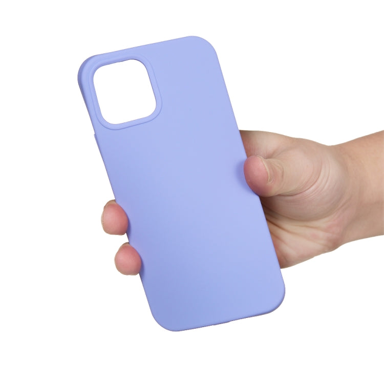 For iPhone 15 Solid Color Silicone Phone Case(Purple) - iPhone 15 Cases by PMC TechLife | Online Shopping South Africa | PMC TechLife