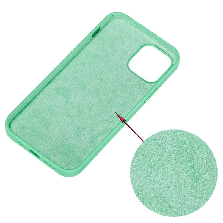 For iPhone 15 Solid Color Silicone Phone Case(Green)