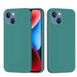 For iPhone 15 Solid Color Silicone Phone Case(Pine Needle Green) - iPhone 15 Cases by PMC TechLife | Online Shopping South Africa | PMC TechLife
