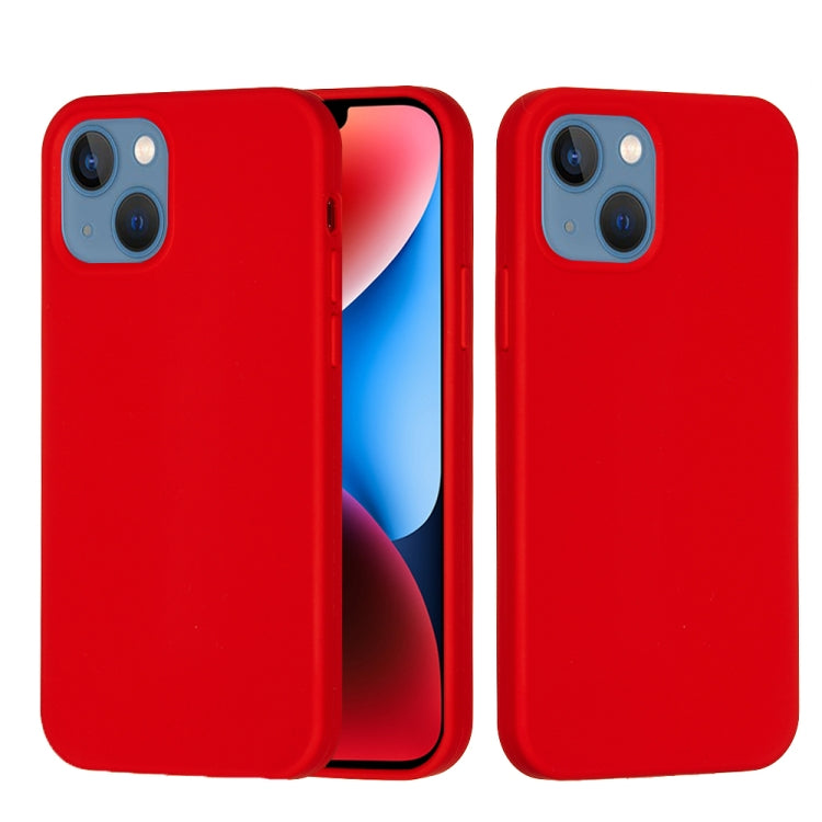 For iPhone 15 Plus Solid Color Silicone Phone Case(Red) - iPhone 15 Plus Cases by PMC TechLife | Online Shopping South Africa | PMC TechLife