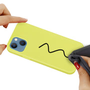 For iPhone 15 Plus Solid Color Silicone Phone Case(Lemon Yellow)