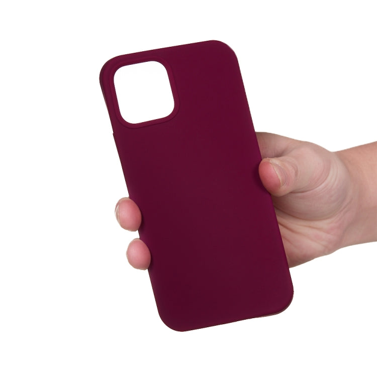 For iPhone 15 Plus Solid Color Silicone Phone Case(Violet)