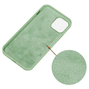 For iPhone 15 Pro Solid Color Silicone Phone Case(Mint Green)