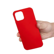 For iPhone 15 Pro Solid Color Silicone Phone Case(Red)