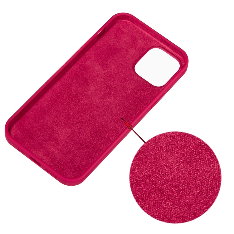 For iPhone 15 Pro Solid Color Silicone Phone Case(Rose Red) - iPhone 15 Pro Cases by PMC TechLife | Online Shopping South Africa | PMC TechLife