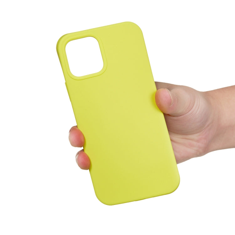 For iPhone 15 Pro Solid Color Silicone Phone Case(Lemon Yellow) - iPhone 15 Pro Cases by PMC TechLife | Online Shopping South Africa | PMC TechLife