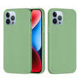 For iPhone 15 Pro Max Solid Color Silicone Phone Case(Mint Green) - iPhone 15 Pro Max Cases by PMC TechLife | Online Shopping South Africa | PMC TechLife