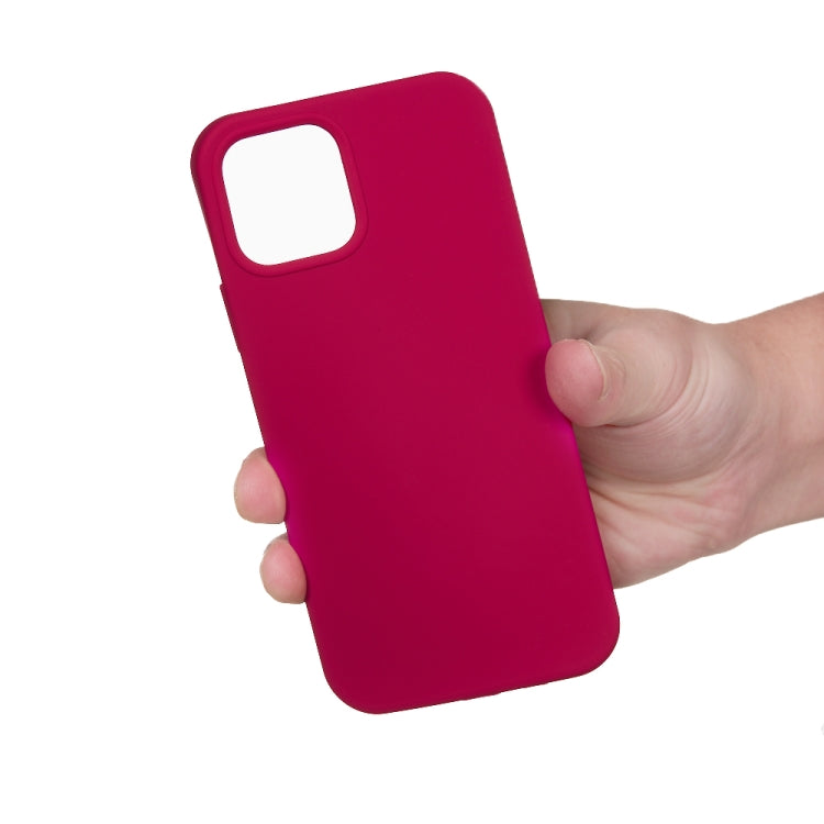 For iPhone 15 Pro Max Solid Color Silicone Phone Case(Rose Red) - iPhone 15 Pro Max Cases by PMC TechLife | Online Shopping South Africa | PMC TechLife