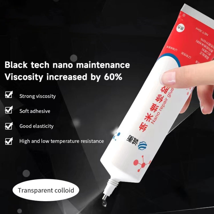 30ml Nano Repair Glue Fast Curing Glue(Transparent)