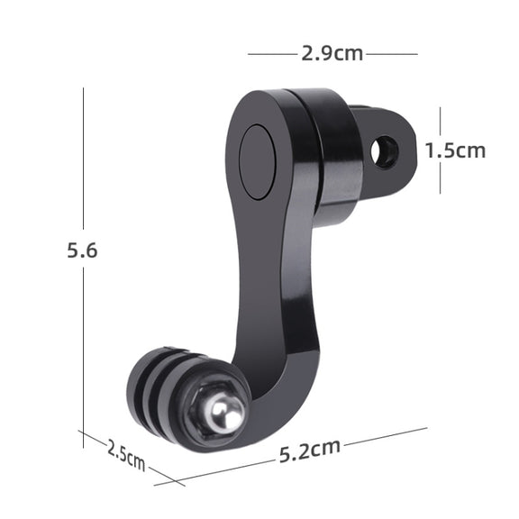 360 Rotation J-Hook Buckle Mount Adapter(Black)