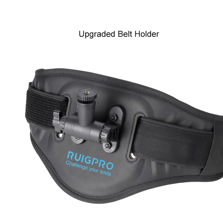 RUIGPRO Waist Belt Mount Strap With Phone Clamp & Selfie Stick - Chest Belt by RUIGPRO | Online Shopping South Africa | PMC TechLife