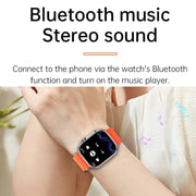 WS-E9 Ultra 2.2 inch IP67 Water-resistant Silicone Band Smart Watch, Support Heart Rate / NFC(Blue)