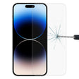 For iPhone 15 Plus / 15 Pro Max 0.26mm 9H 2.5D High Aluminum Tempered Glass Film - free shipping - PMC TechLife - Order now!