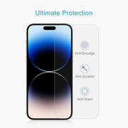 For iPhone 15 Plus / 15 Pro Max 0.26mm 9H 2.5D High Aluminum Tempered Glass Film