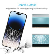 For iPhone 15 Plus / 15 Pro Max 0.26mm 9H 2.5D High Aluminum Tempered Glass Film