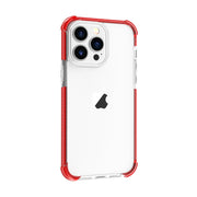For iPhone 15 Pro Four-corner Shockproof TPU + Acrylic Phone Case(Red)