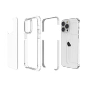 For iPhone 15 Pro Four-corner Shockproof TPU + Acrylic Phone Case(Transparent)