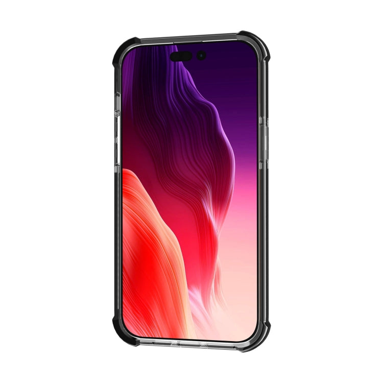 For iPhone 15 Four-corner Shockproof TPU + Acrylic Phone Case(Black) - iPhone 15 Cases by PMC TechLife | Online Shopping South Africa | PMC TechLife