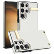 For Samsung Galaxy S23 Ultra 5G Metal Buckle Card Slots Phone Case(White) - free shipping - PMC TechLife - Order now!