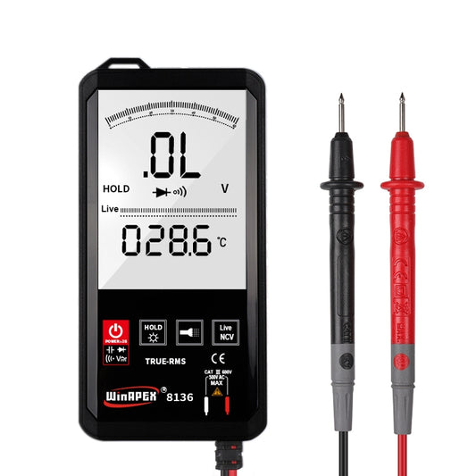 WinAPEX Smart Touch Screen Digital Multimeter, Model:8136 - free shipping - PMC Jewellery - Order now!