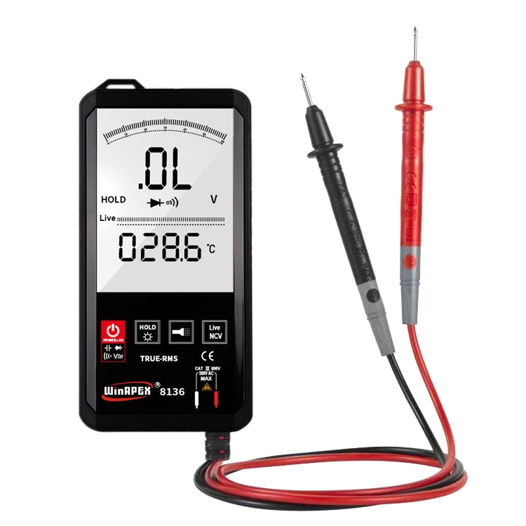 WinAPEX Smart Touch Screen Digital Multimeter, Model:8136 - free shipping - PMC Jewellery - Order now!