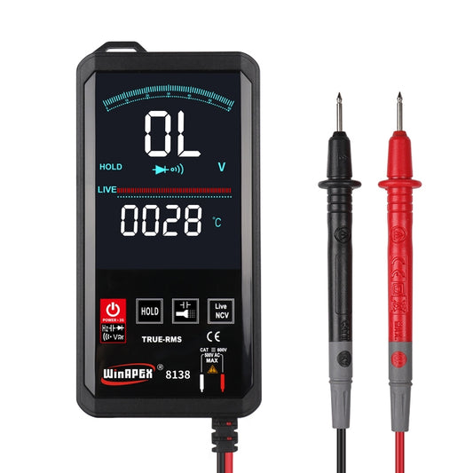 WinAPEX Smart Touch Screen Digital Multimeter, Model:8138 - Digital Multimeter by WinAPEX | Online Shopping South Africa | PMC Jewellery | Buy Now Pay Later Mobicred