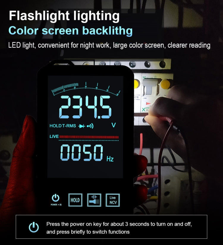 WinAPEX Smart Touch Screen Digital Multimeter, Model:8138 - Digital Multimeter by WinAPEX | Online Shopping South Africa | PMC TechLife | Buy Now Pay Later Mobicred