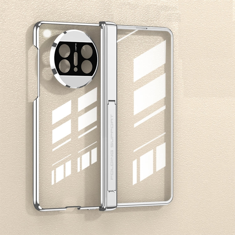 For Huawei Mate X3 GKK Integrated Hinge Folding Phone Case with Holder(Silver) - free shipping - PMC TechLife - Order now!