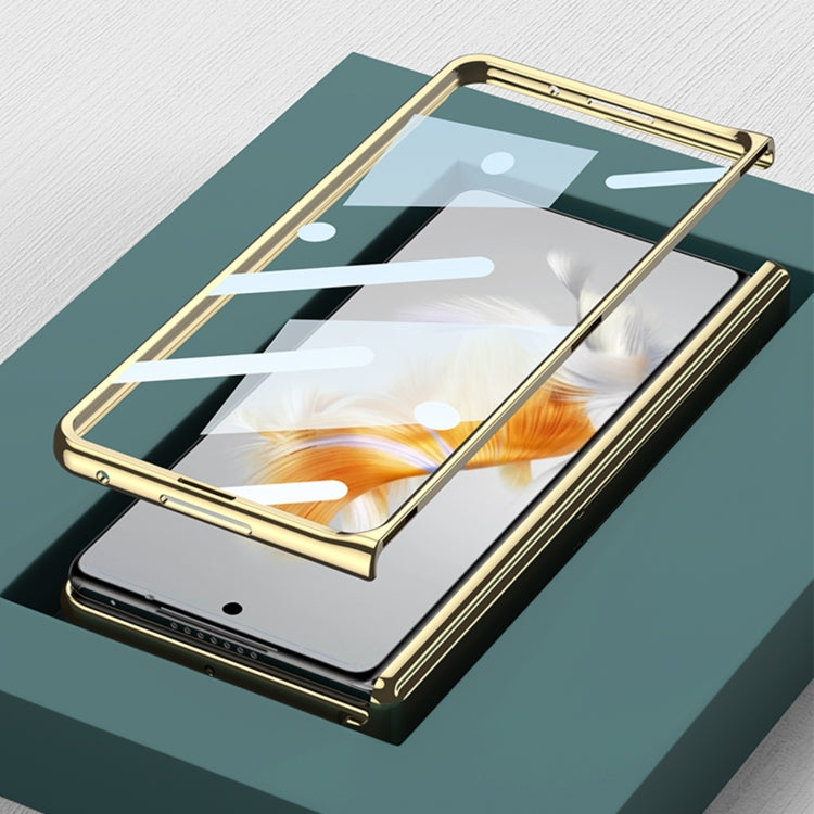 For Huawei Mate X3 GKK Integrated Plating Hinge Folding Phone Case(Black) - Huawei Cases by GKK | Online Shopping South Africa | PMC TechLife | Buy Now Pay Later Mobicred