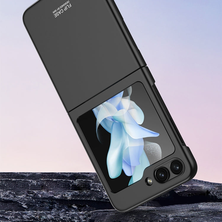 For Samsung Galaxy Z Flip5 GKK Ultra-thin Full Coverage Phone Case(Black)