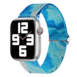 For Apple Watch 38mm Painted Pattern Nylon Replacement Watch Band(Ocean Blue) - Watch Bands by PMC TechLife | Online Shopping South Africa | PMC TechLife