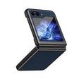 For Samsung Galaxy Z Flip5 Cross Texture All Inclusive Shockproof Protective Phone Case(Blue) - free shipping - PMC TechLife - Order now!