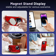 For iPhone 14 / 13 Patronus MagSafe Magnetic Holder Phone Case(Red)