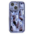 For iPhone 14 Plus Electroplating Meteorite Texture TPU Phone Case(Blue) - free shipping - PMC TechLife - Order now!