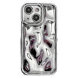 For iPhone 14 Plus Electroplating Meteorite Texture TPU Phone Case(Silver) - free shipping - PMC TechLife - Order now!