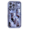 For iPhone 14 Pro Electroplating Meteorite Texture TPU Phone Case(Blue) - free shipping - PMC TechLife - Order now!