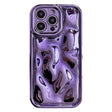For iPhone 13 Pro Electroplating Meteorite Texture TPU Phone Case(Purple) - free shipping - PMC TechLife - Order now!