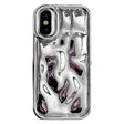 For iPhone XS Max Electroplating Meteorite Texture TPU Phone Case(Silver) - free shipping - PMC TechLife - Order now!