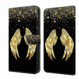 For Xiaomi Redmi 9A Crystal 3D Shockproof Protective Leather Phone Case(Golden Wings) - free shipping - PMC TechLife - Order now!