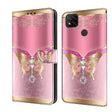 For Xiaomi Redmi 9C Crystal 3D Shockproof Protective Leather Phone Case(Pink Bottom Butterfly) - free shipping - PMC TechLife - Order now!
