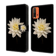For Xiaomi Redmi 9T Crystal 3D Shockproof Protective Leather Phone Case(White Flower) - free shipping - PMC TechLife - Order now!