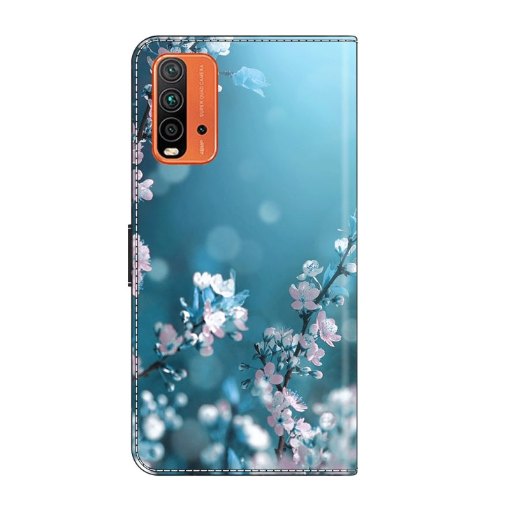 For Xiaomi Redmi 9T Crystal 3D Shockproof Protective Leather Phone Case(Plum Flower) - free shipping - PMC TechLife - Order now!