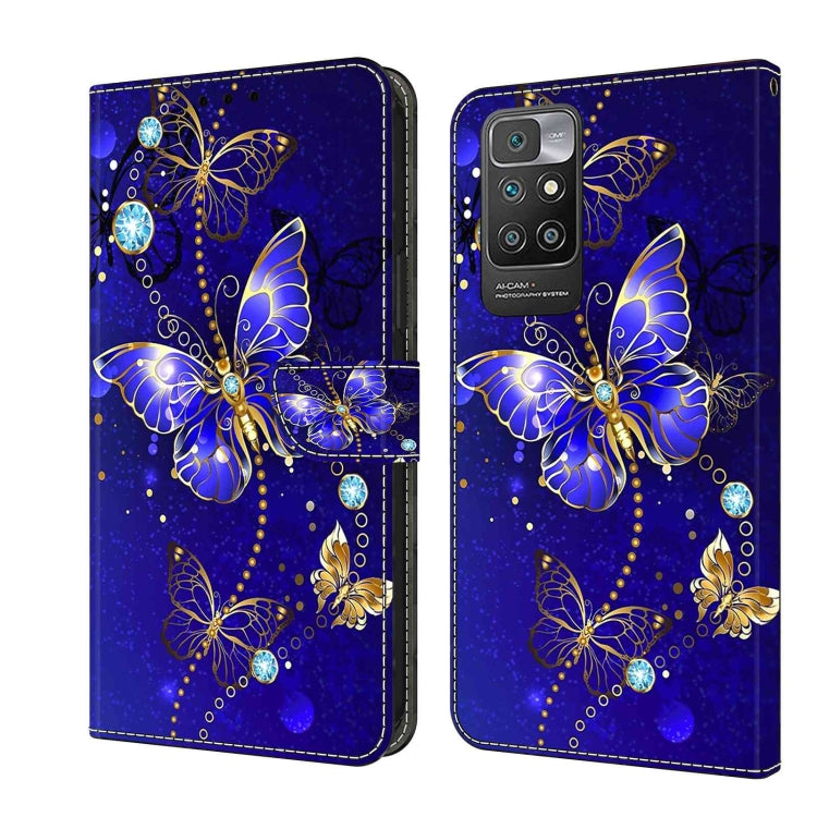 For Xiaomi Redmi 10 Crystal 3D Shockproof Protective Leather Phone Case(Diamond Butterfly) - free shipping - PMC TechLife - Order now!