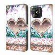 For Xiaomi Redmi 10C Crystal 3D Shockproof Protective Leather Phone Case(Pink Diamond Heart) - free shipping - PMC TechLife - Order now!