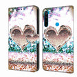 For Xiaomi Redmi Note 8 Crystal 3D Shockproof Protective Leather Phone Case(Pink Diamond Heart) - free shipping - PMC TechLife - Order now!