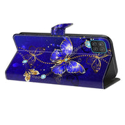For Xiaomi Redmi Note 8 Crystal 3D Shockproof Protective Leather Phone Case(Diamond Butterfly)