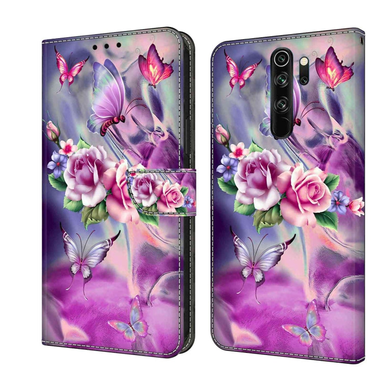 For Xiaomi Redmi Note 8 Pro Crystal 3D Shockproof Protective Leather Phone Case(Butterfly) - free shipping - PMC TechLife - Order now!