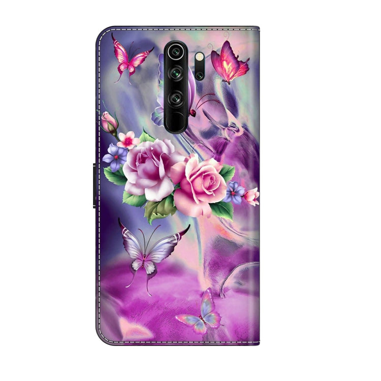 For Xiaomi Redmi Note 8 Pro Crystal 3D Shockproof Protective Leather Phone Case(Butterfly) - free shipping - PMC TechLife - Order now!